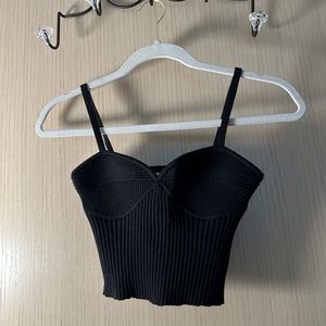Love, Bonito black bustier style tank top
